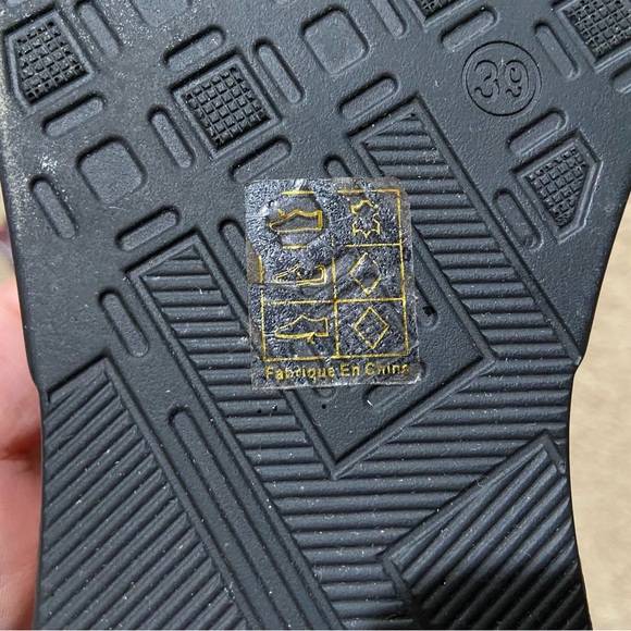 L’ARTISTE CAITLINA Sandals Plum Multi Women’s Size 39 (US 8.5) Hook/Loop Leather - Picture 11 of 13